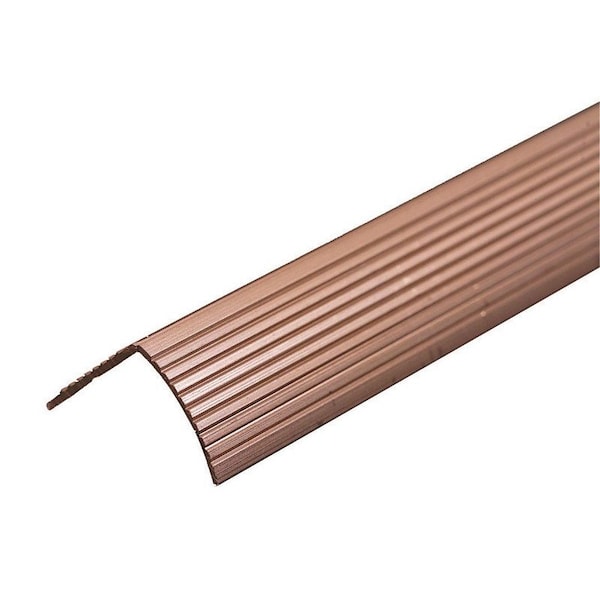 Tower Sealants M-D Building Products 1.125 in. H X 1.125 in. W X 72 in. L Pewter Silver Aluminum Stair Edge 43880 - main
